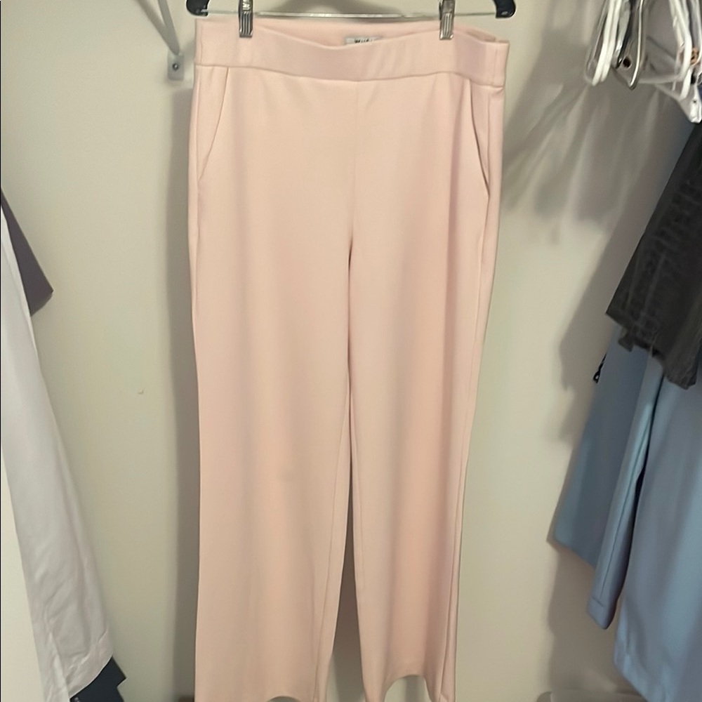White House Black Market Pink Straight Leg Pants